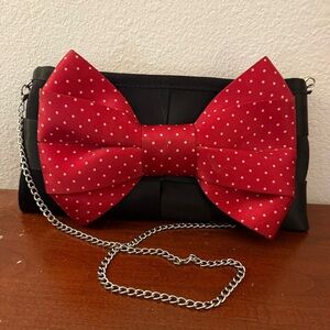Harveys Disney Minnie Dot Arm Candy Clutch Shoulder Bag